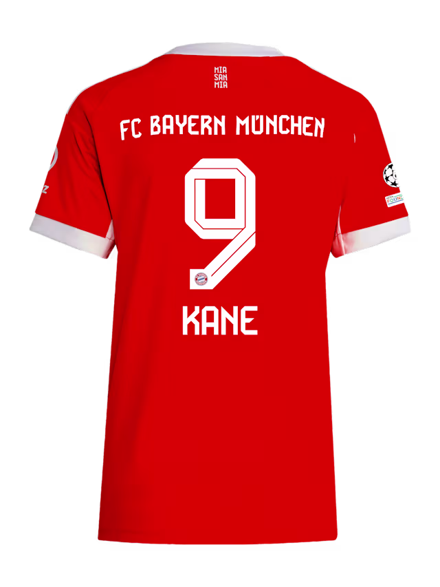 Женское футбольное джерси FC Bayern Munich Home Jersey 25-26 KANE 9