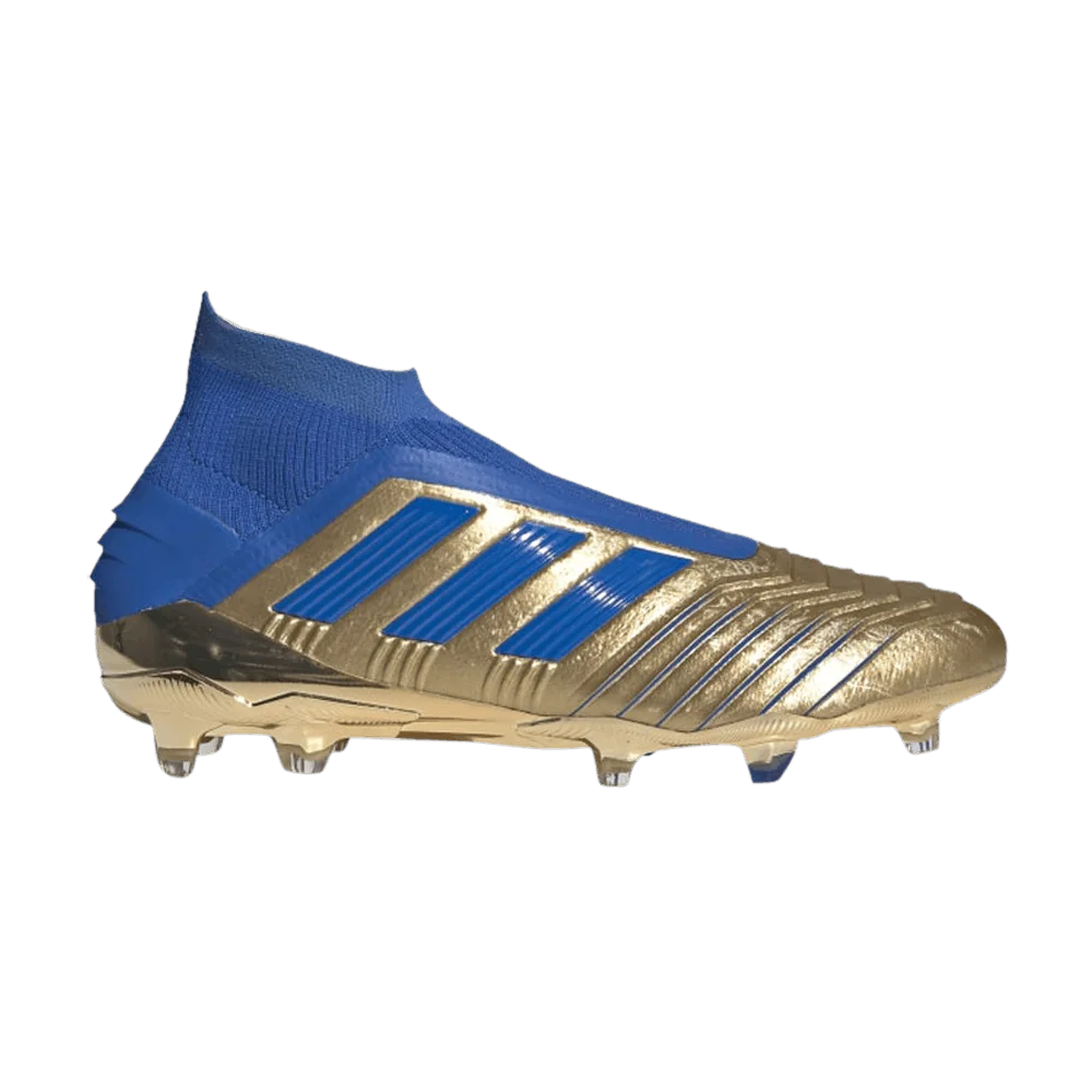 Кроссовки Adidas Predator 19+ FG 'Gold Blue'