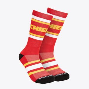 Mitchell-Ness-Red-Kansas-City-Chiefs-Team-Stripes-Crew-Socks-300x300