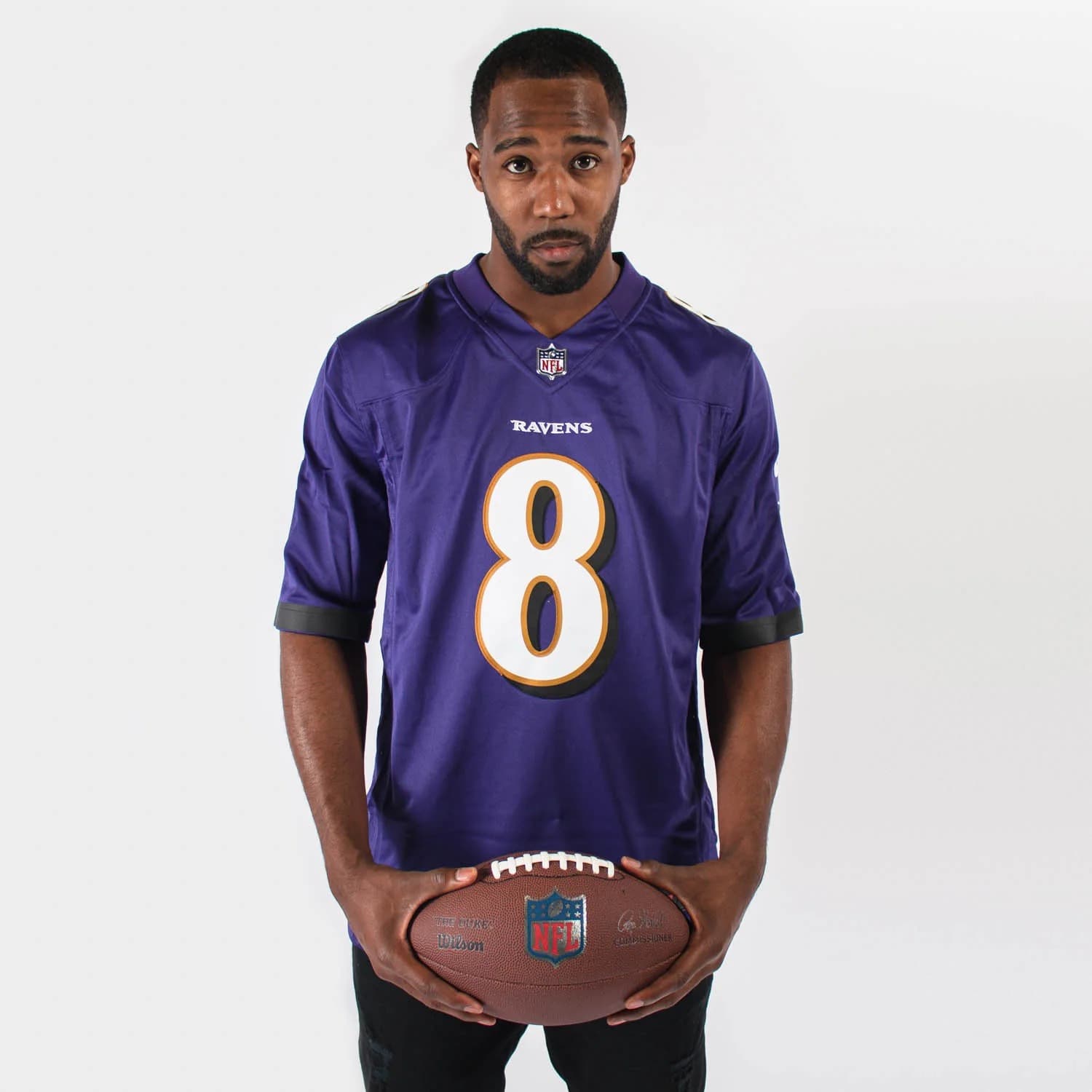 Футболка Nike Lamar Jackson Baltimore Ravens Home NFL Limited Jersey