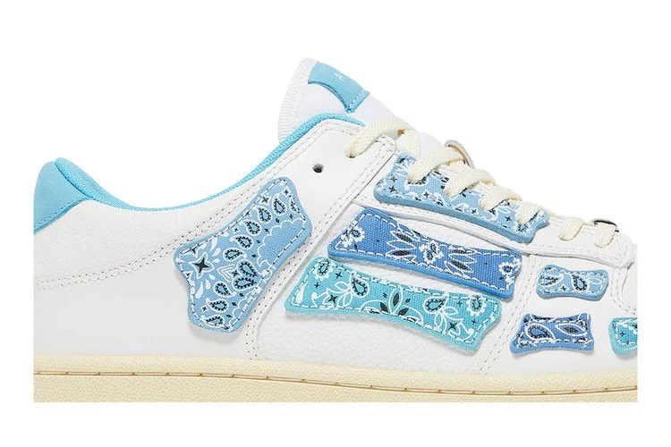 Кроссовки Amiri Skel Top Low 'Bandana - White Blue'