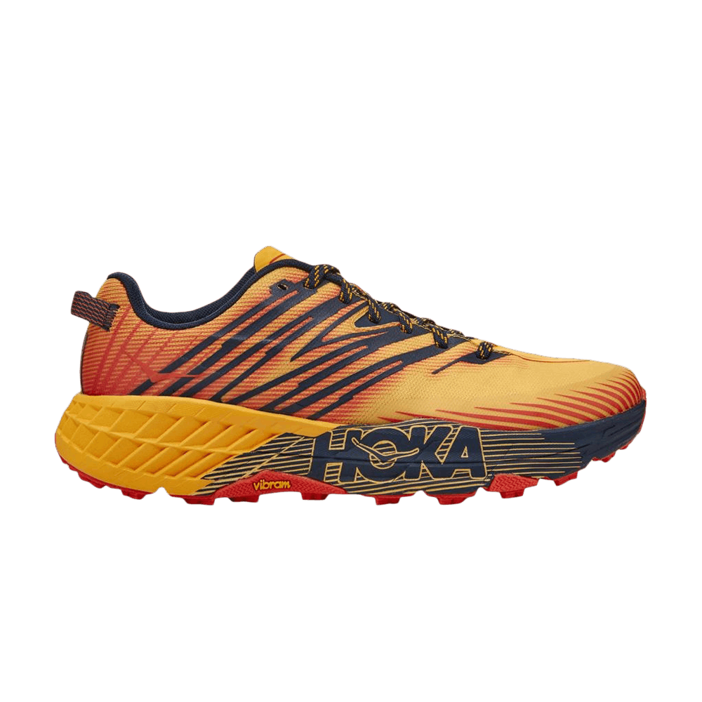 Кроссовки HOKA Speedgoat 4 'Gold Fusion Black Iris'