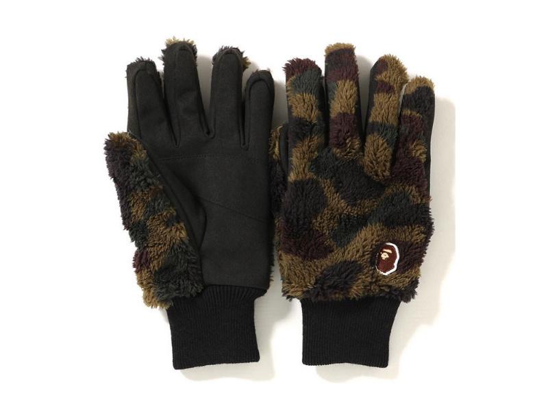 Перчатки BAPE 1st Camo Boa Gloves Green