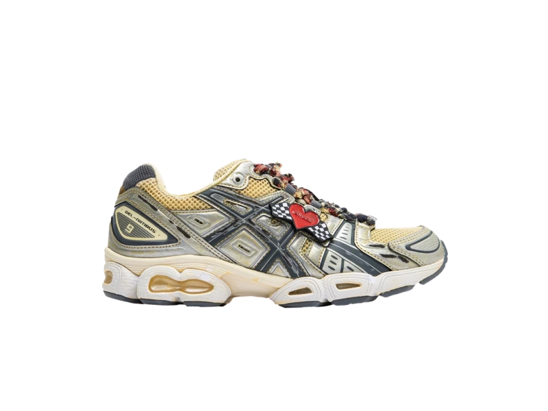 Кроссовки (di)vision x Asics Gel Nimbus 9 Crafts For Mind – Honey Yellow