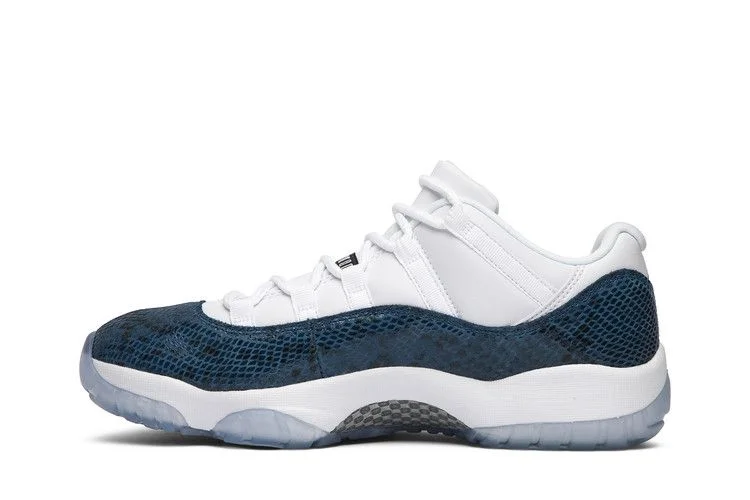 Кроссовки Air Jordan 11 Retro Low 'Navy Snakeskin' 2019