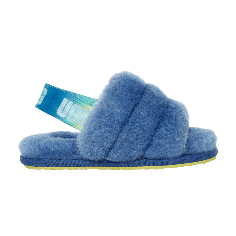 Кроссовки UGG Fluff Yeah Slide Toddler 'Mystic Blue Gradient'