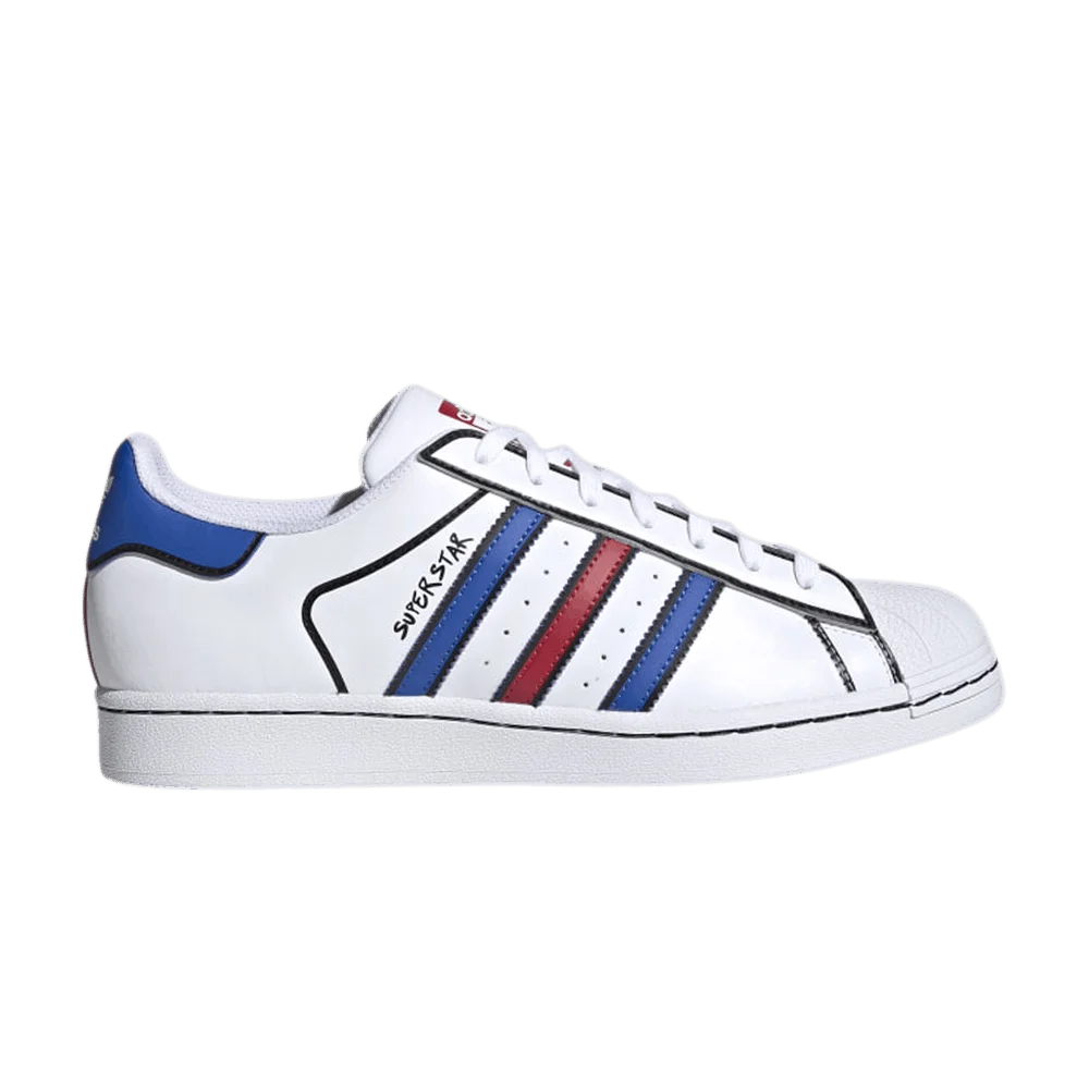 Кроссовки Adidas Superstar 'Graphic Print Style'