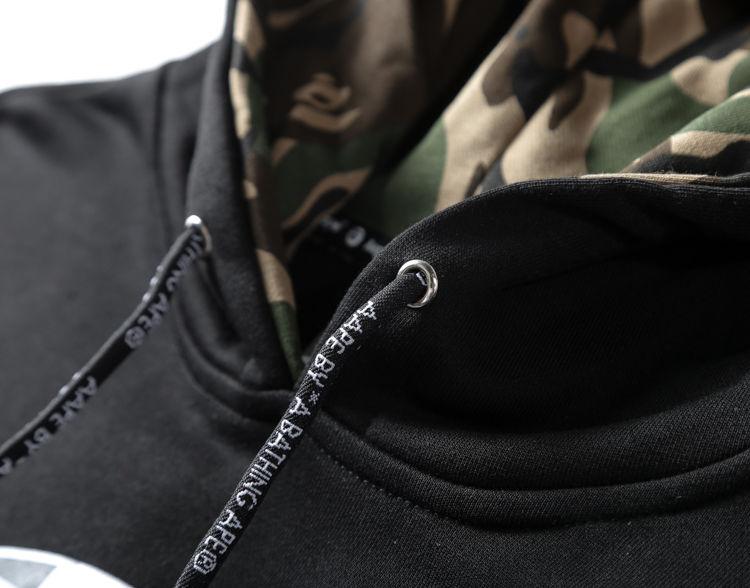Худи AAPE Chessboard Black Camo