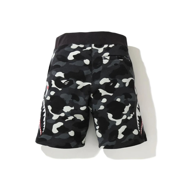 Спортивные шорты BAPE City Camo Shark Sweat Shorts Black