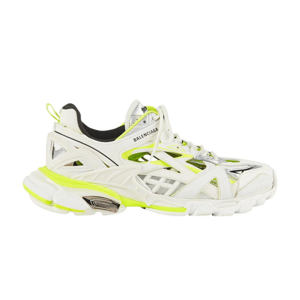 Кроссовки Balenciaga Track.2 Trainer 'White Fluo Yellow'