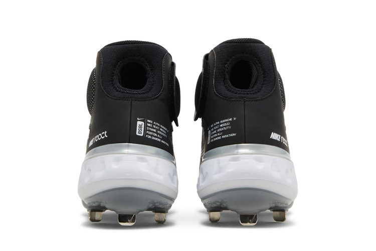 Кроссовки Nike Alpha Huarache Elite 3 Mid 'Black Light Smoke Grey'