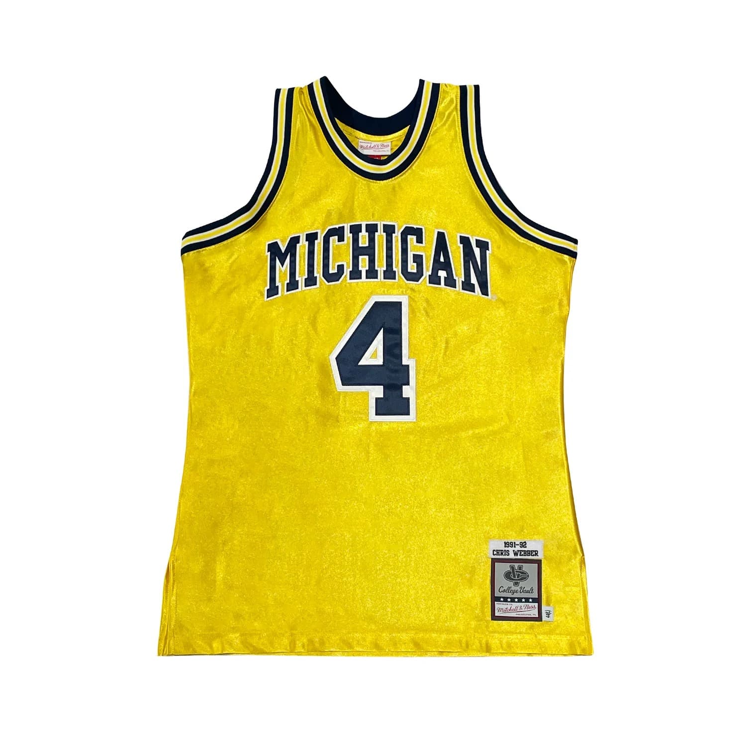 Баскетбольная джерси Mitchell & Ness Chris Webber Michigan Wolverines NCAA Authentic Jersey