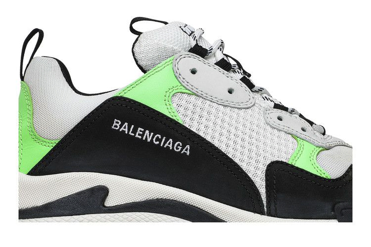 Кроссовки Balenciaga Triple S Sneaker 'White Green Fluo'