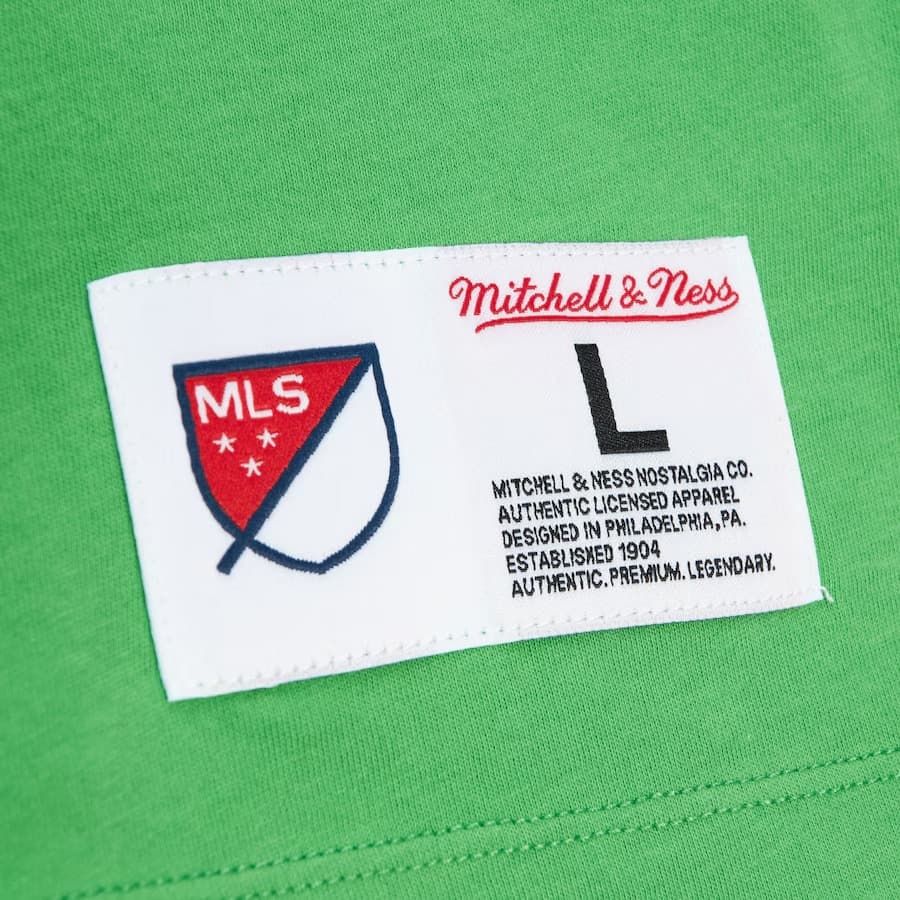 Футболка Mitchell & Ness Green Austin FC Color Blocked T-Shirt