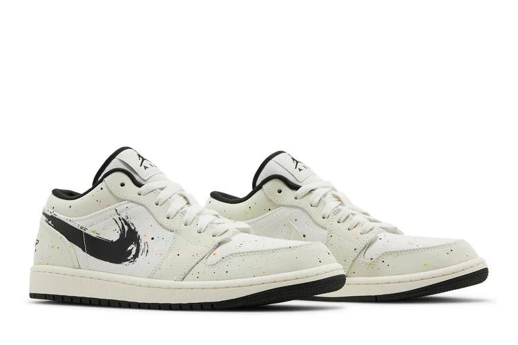 Krossovki-Air-Jordan-1-Low-Brushstroke-Swoosh-Paint-Splatter-7