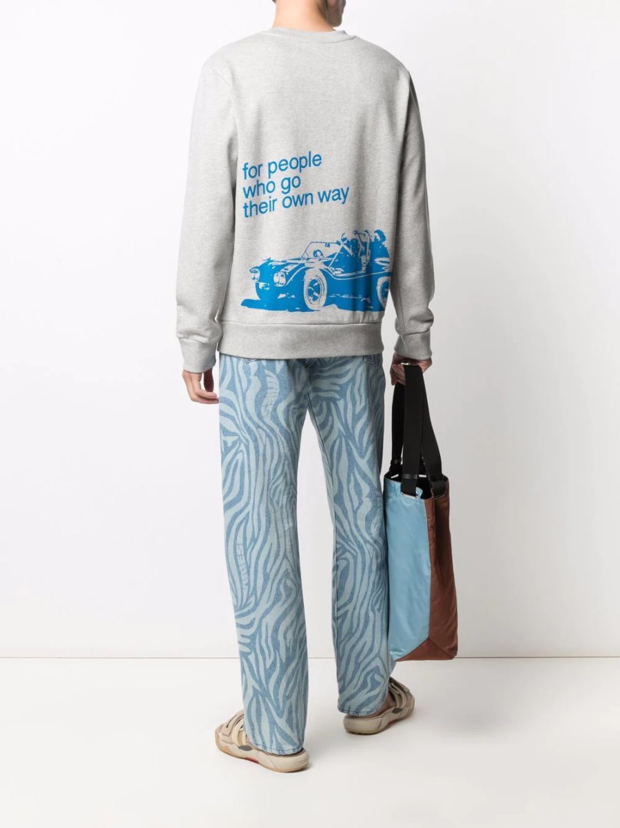 Свитшот A.P.C. Michele Sweatshirt Gray