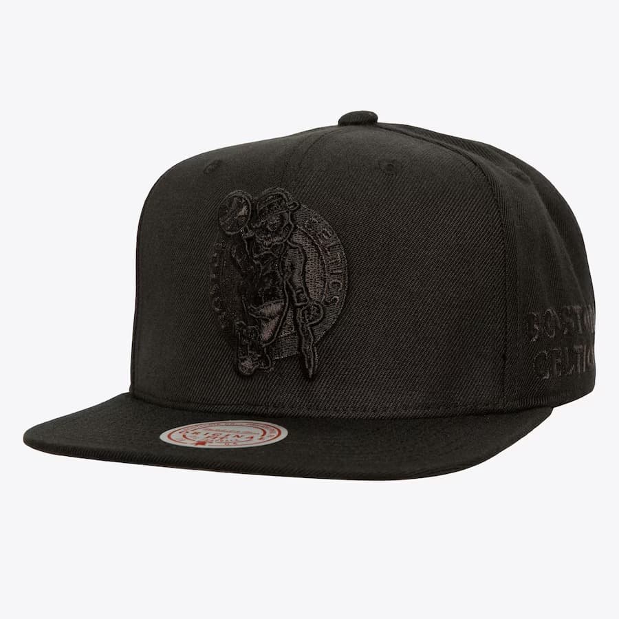 Mitchell-Ness-Black-Boston-Celtics-Pearl-Snapback-Hat