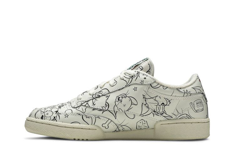 Кроссовки Reebok Tom & Jerry x Club C 'Sketch'