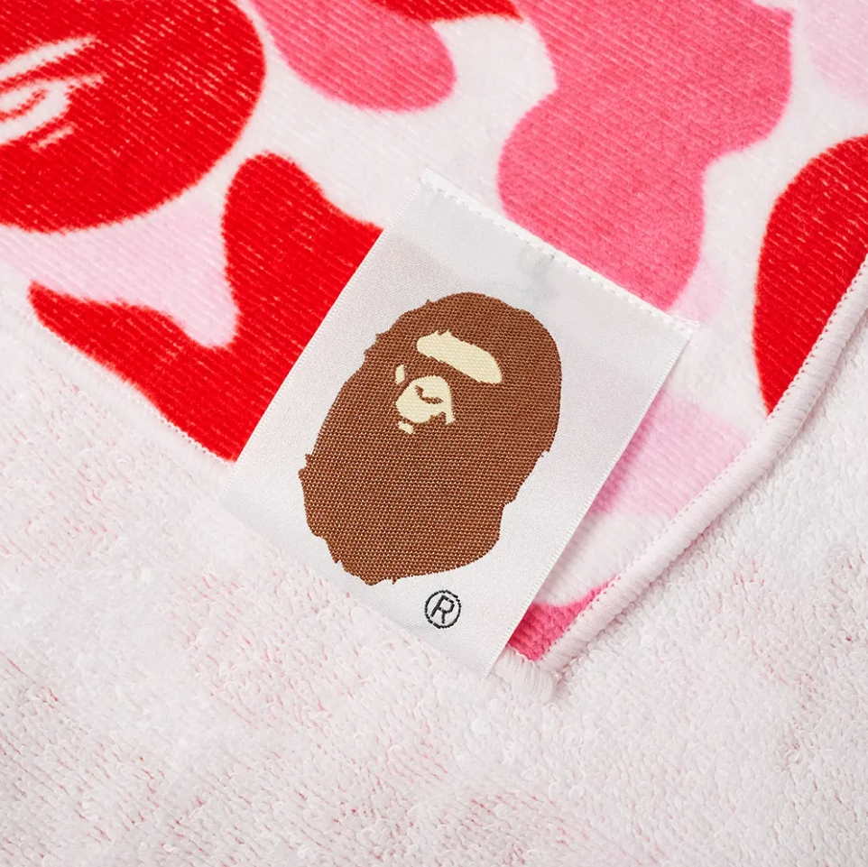 BAPE-ABC-Camo-Beach-Towel-Pink-1