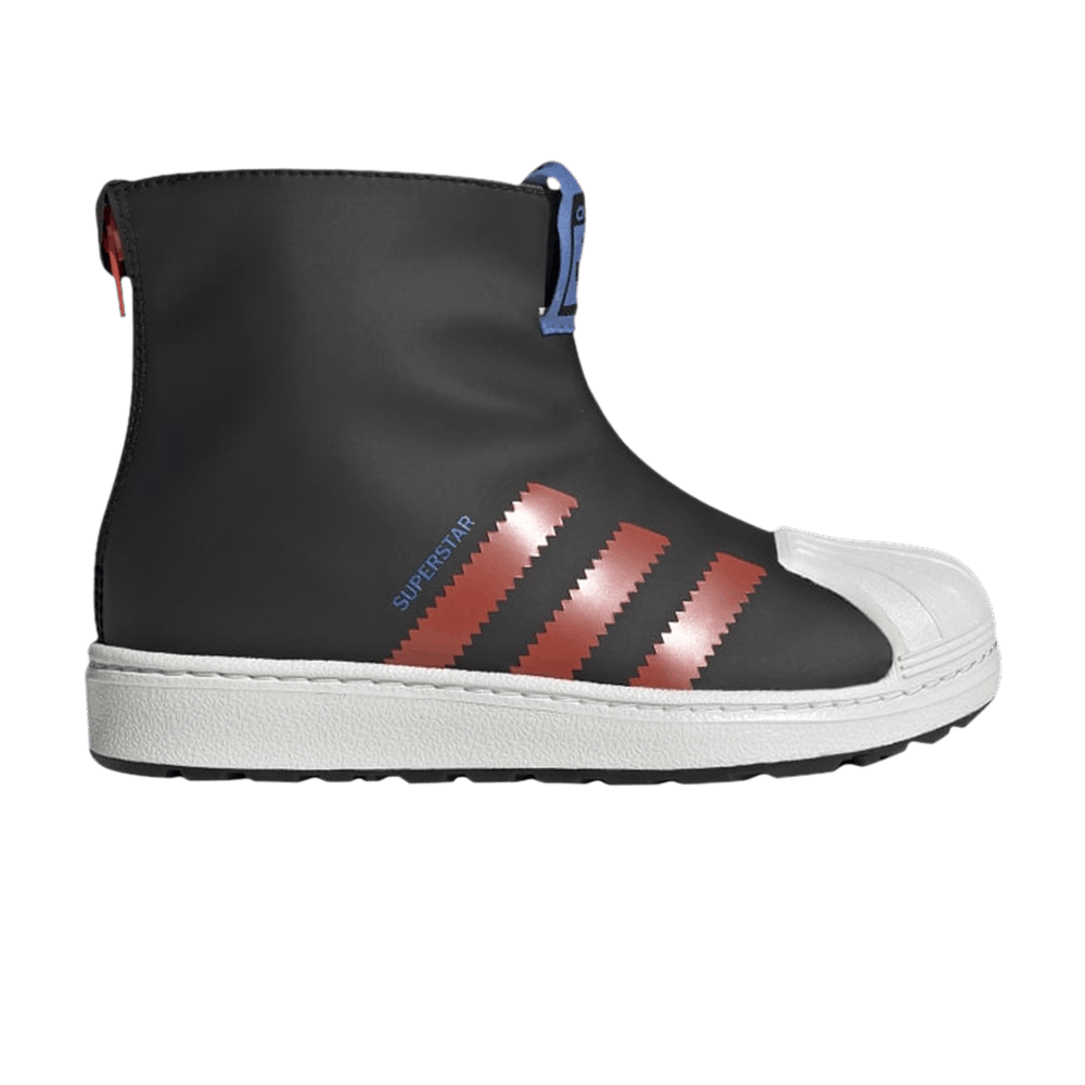 Кроссовки Adidas Superstar 360 Rain Boot J 'Black Bright Red'