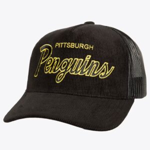Mitchell-Ness-Black-Pittsburgh-Penguins-Times-Up-Trucker-Adjustable-Hat-300x300