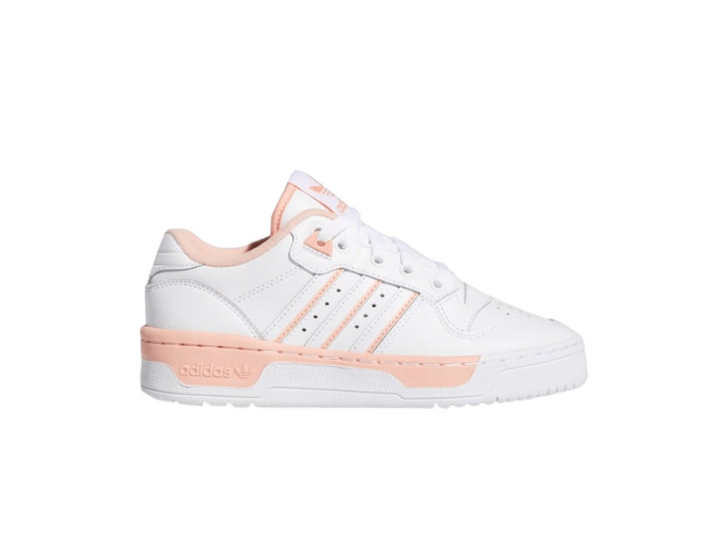 Кроссовки adidas Rivalry Low J White Glow Pink