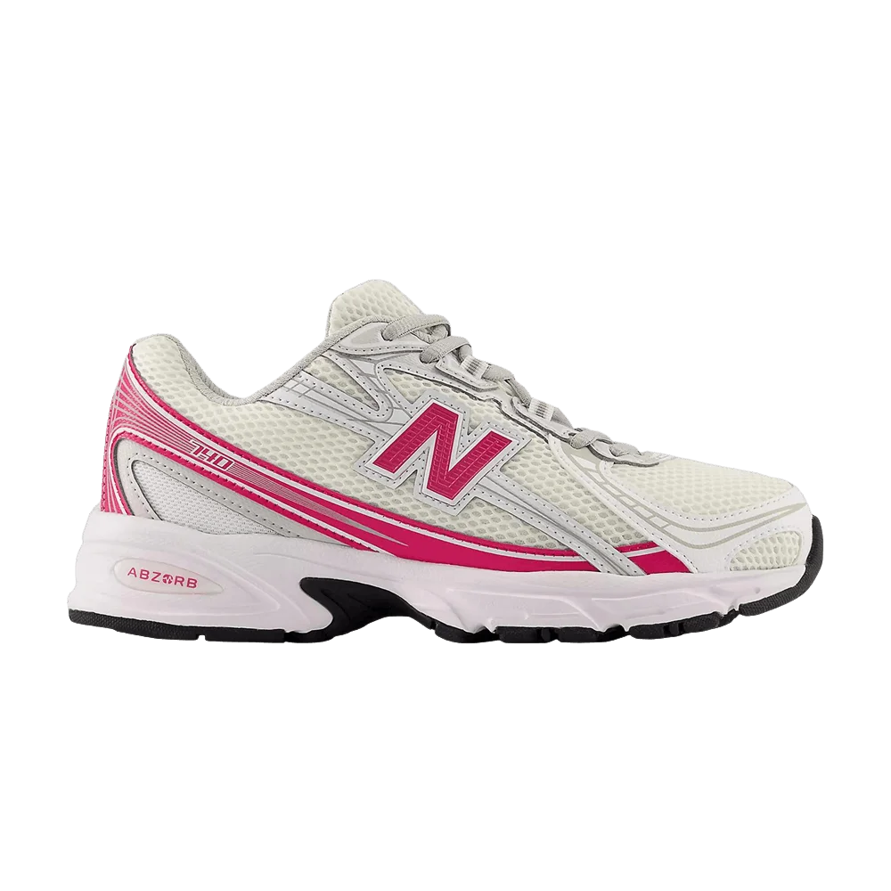 Кроссовки New Balance 740 Lace Big Kid 'White Carnival Pink'