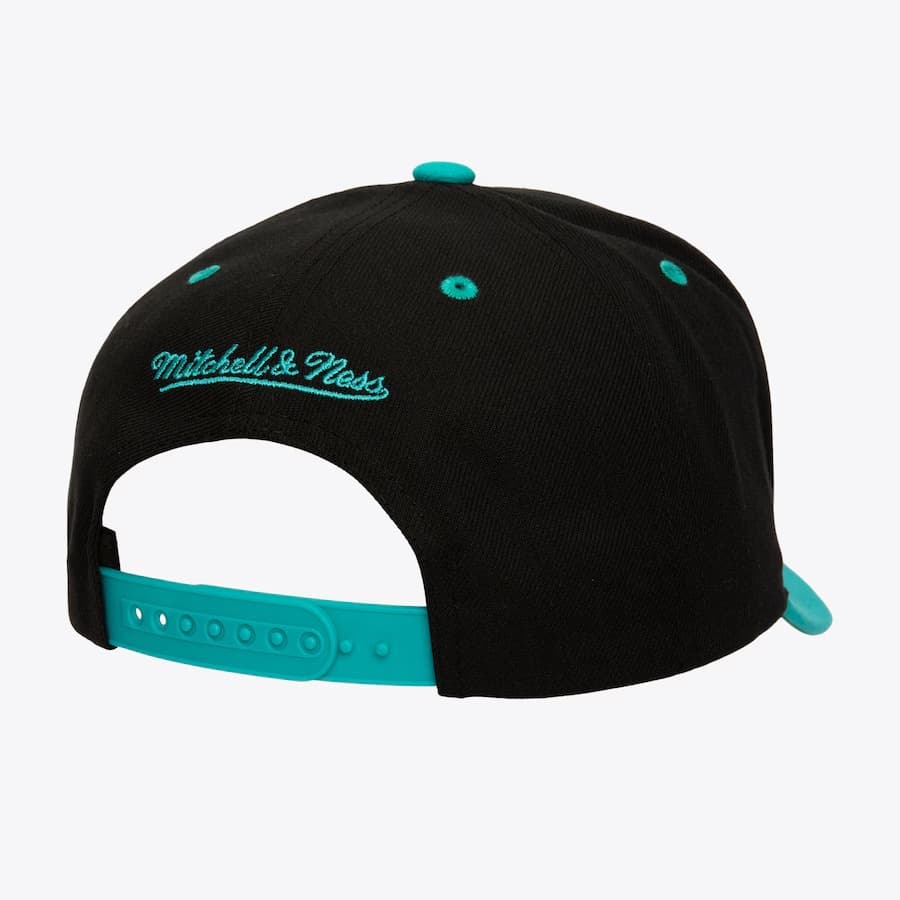 Бейсболка Mitchell & Ness Black Florida Marlins Cooperstown Collection All In 2.0 Pro Crown Snapback Hat