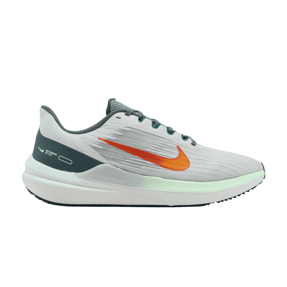Кроссовки Nike Air Winflo 9 'Pure Platinum Total Orange'