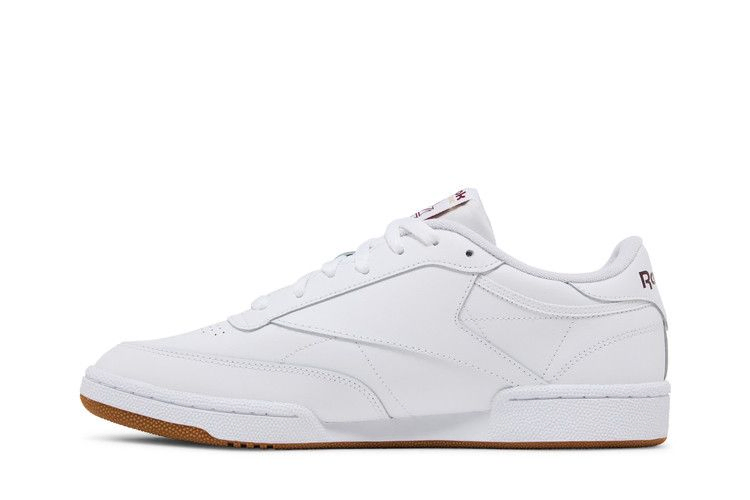 Кроссовки Reebok Club C 85 'White Burgundy Gum'