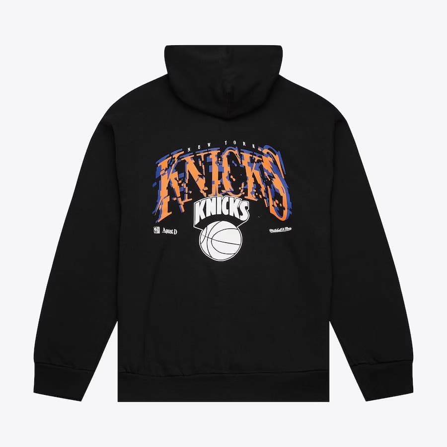 Mitchell-Ness-Black-New-York-Knicks-SUGA-Glitch-Pullover-Hoodie-1
