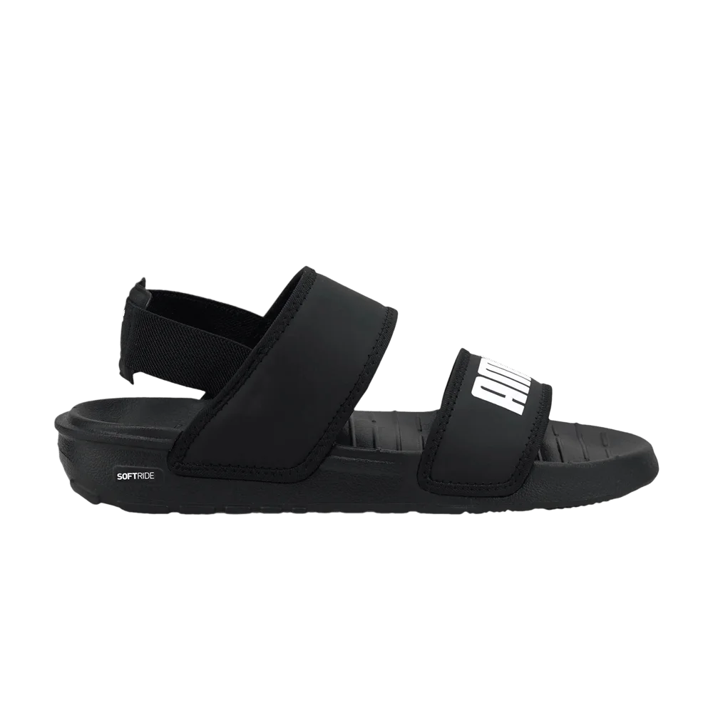 Krossovki-Puma-Soft-Sandal-Jr-Black-White