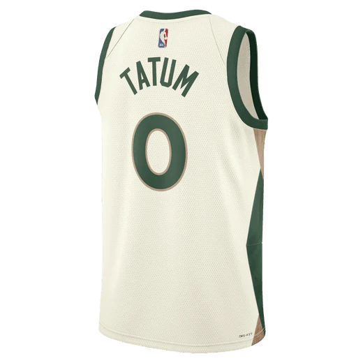 Баскетбольная джерси 2023-24 Boston Celtics Jayson Tatum #0 Swingman City Edition White Jersey