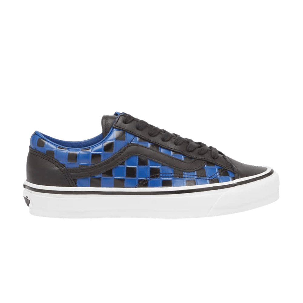 Кроссовки Vans Old Skool 36 Vibram 'Leather Checkerboard - Black True Blue'