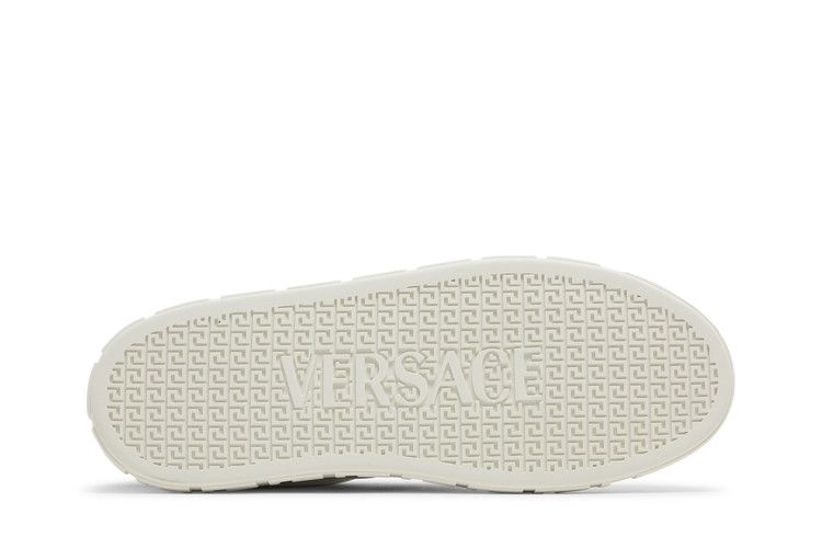 Кроссовки Versace Embroidered Greca Sneaker 'White Black'