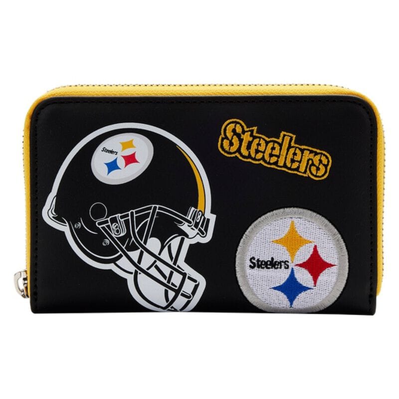 NFL-Pittsburgh-Steelers-Patches-Zip-Around-Wallet-1