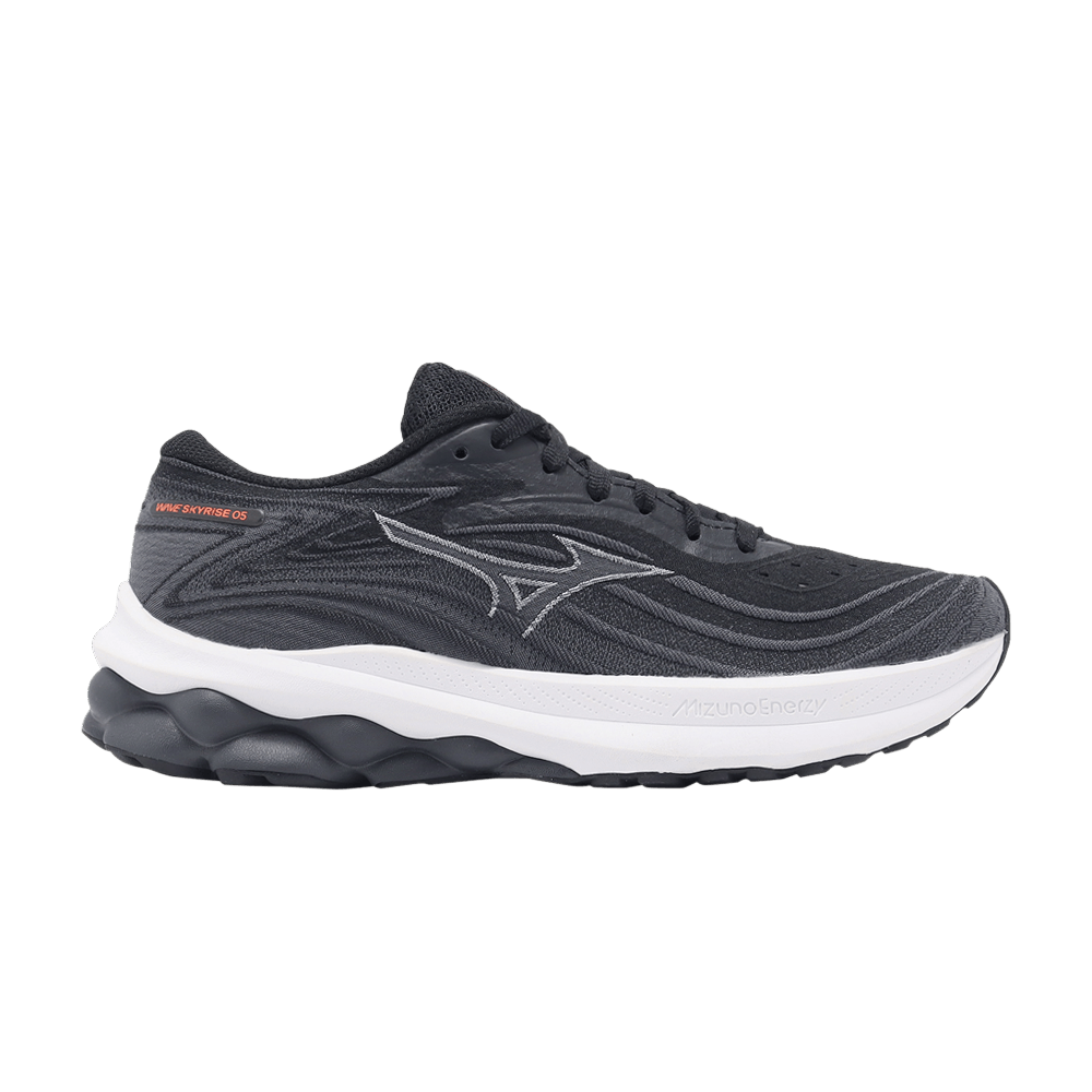 Кроссовки Mizuno Wmns Wave Skyrise 5 'Black White Nasturtium'