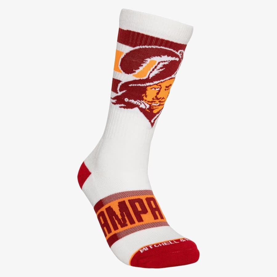 Спортивные носки Mitchell & Ness Tampa Bay Buccaneers Hail Mary Crew Socks