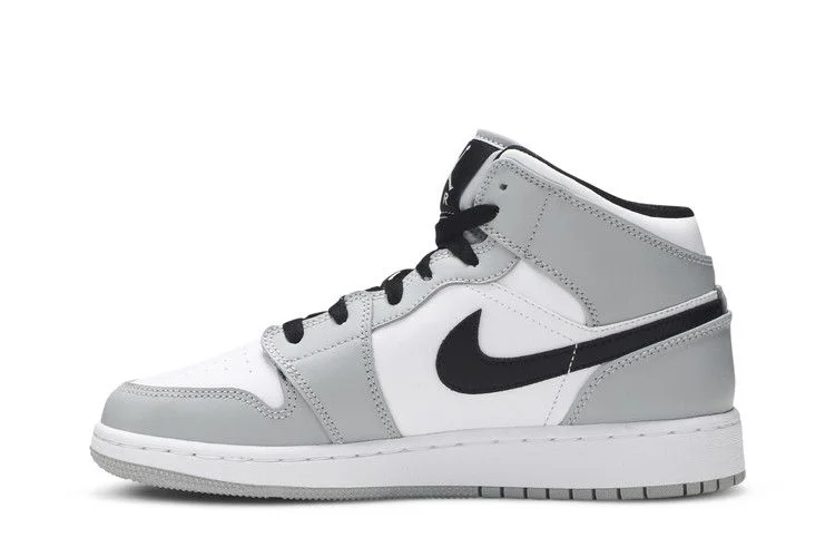 Кроссовки Air Jordan 1 Mid GS 'Light Smoke Grey'
