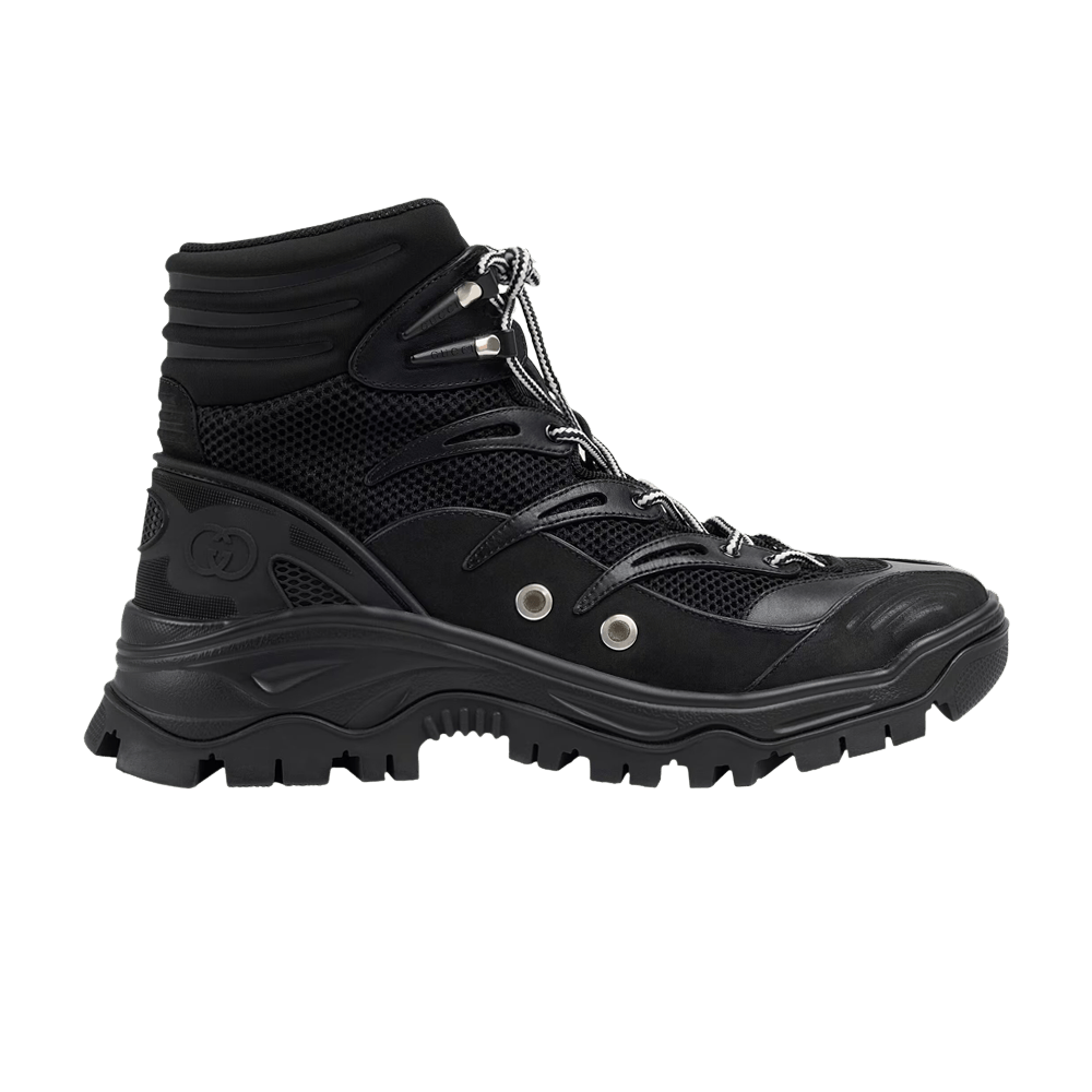 Кроссовки Gucci Lace Up Boot 'Black'