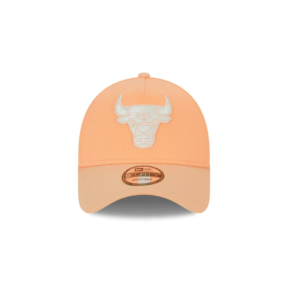 Бейсболка New Era Chicago Bulls 9FORTY Peach A-Frame NBA Snapback Hat