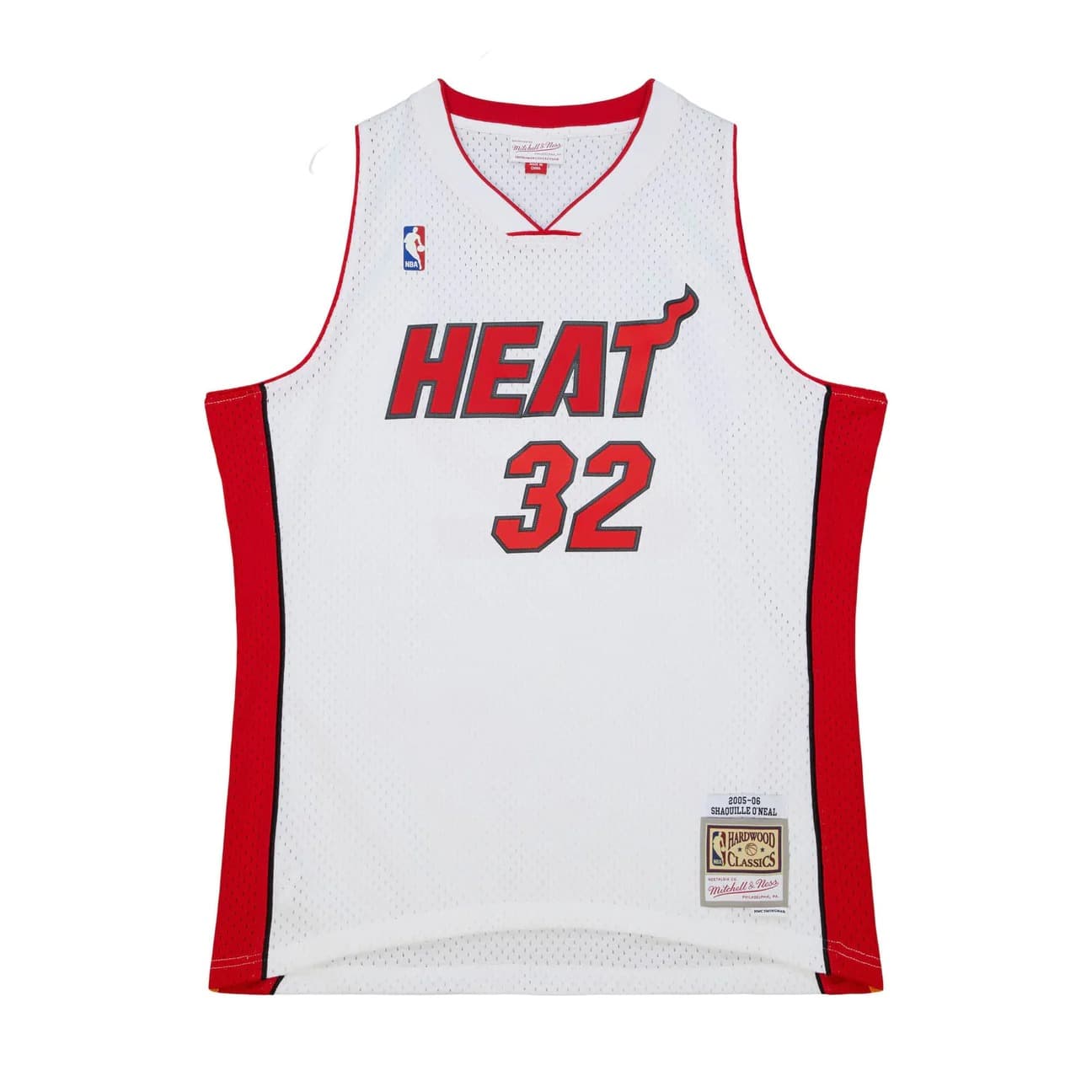 Баскетбольная джерси 2005-06 Miami Heat Shaquille O’neal #32 Swingman Hardwood Classic White Jersey