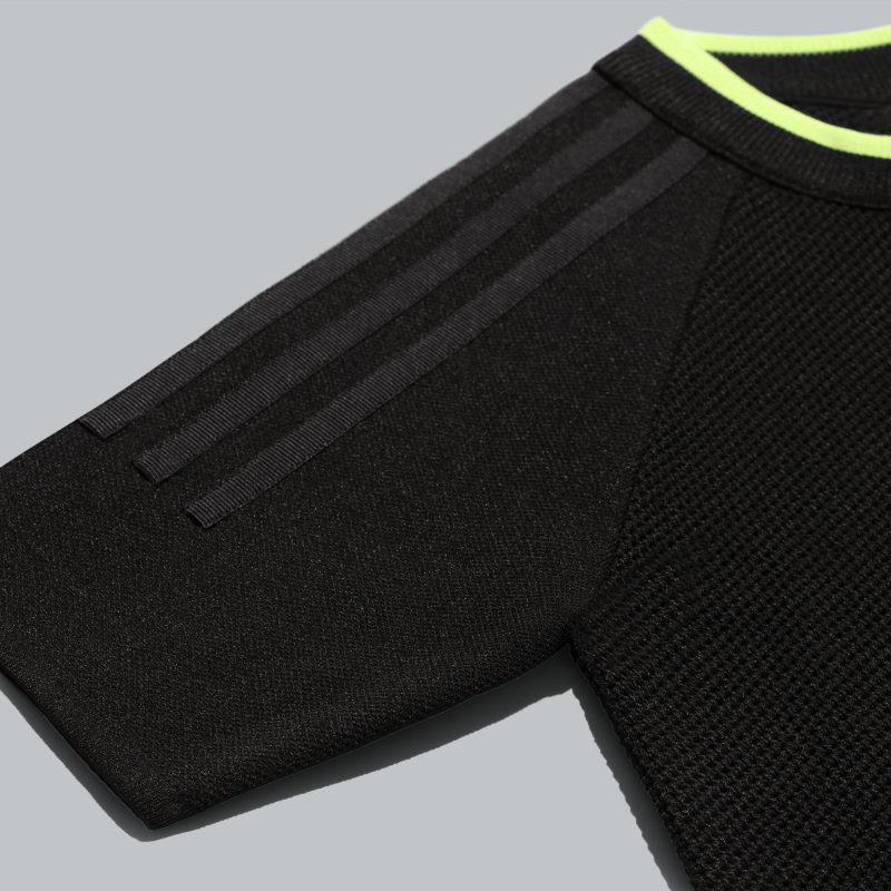 Спортивный топ adidas Ivy Park Knit Crop Top Black/Mesa