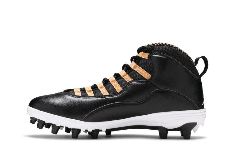 Кроссовки Air Jordan 10 TD Mid 'Black Metallic Gold'