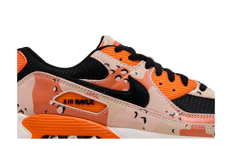 Кроссовки Nike Air Max 90 Premium 'Camo Pack - Bio Beige Safety Orange'