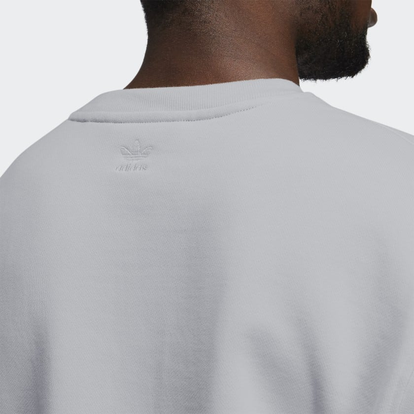 Свитшот adidas Pharrell Williams Basics Crewneck Sweatshirt Light Grey Heather
