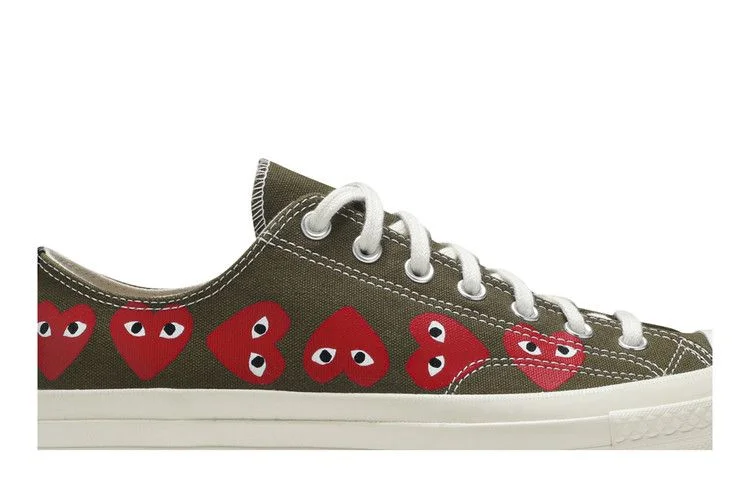 Comme-des-Garcons-Play-x-Converse-Chuck-70-Low-Top-Multi-Heart-1