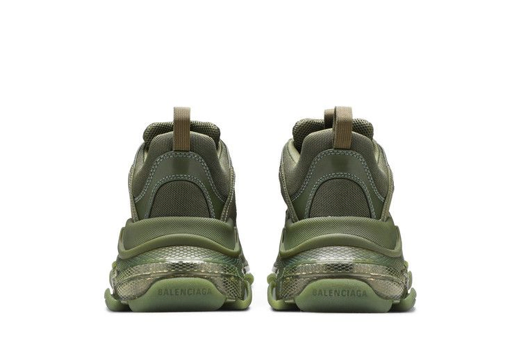 Кроссовки Balenciaga Triple S Sneaker 'Clear Sole - Green'