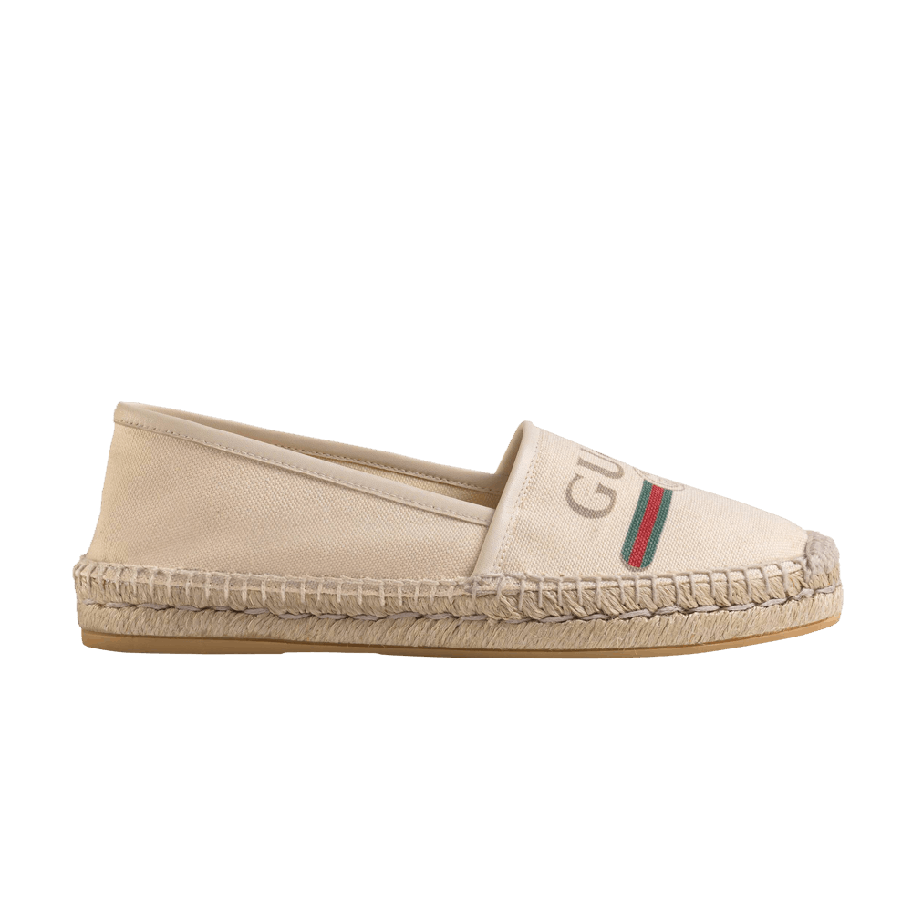 Кроссовки Gucci Wmns Logo Canvas Espadrilles 'Off White'