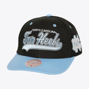 Mitchell-Ness-Black-North-Carolina-Tar-Heels-Tailsweep-2.0-Pro-Vintage-Snapback-Hat-300x300